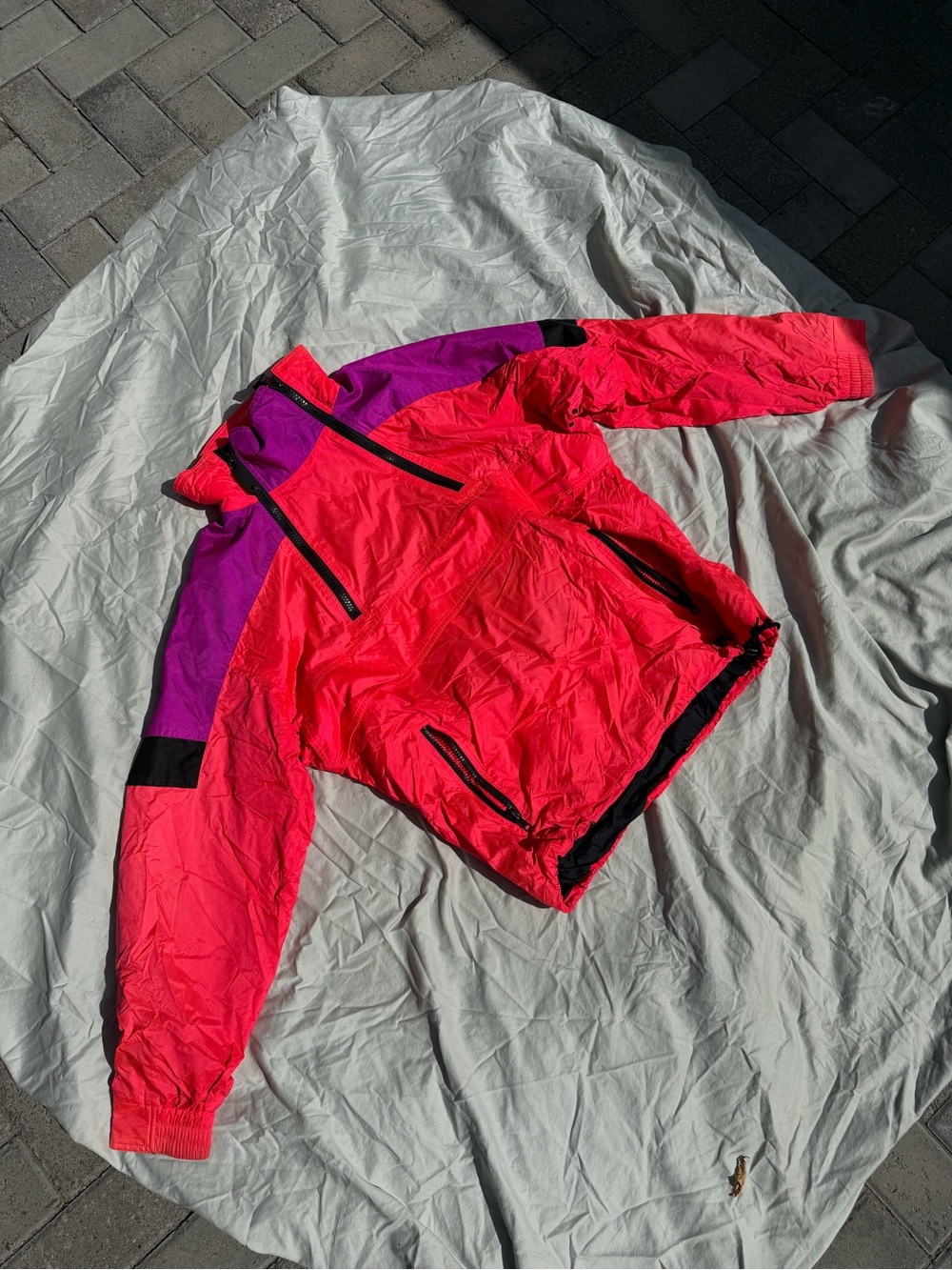 Women’s Colorblock Windbreaker Jacket - Pink & Purple